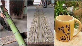 Bamboo Crafts - Awesome bamboo craft making - How to make wonderful crafts from bamboo@EATINGMUKBANG43