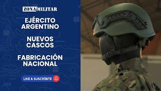 El Ejército Argentino recibió la primera tanda de cascos diseñados y producidos localmente