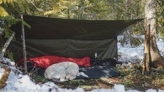 An Early Springtime Overnighter - Bushcraft & Camping in the Canadian Wilderness