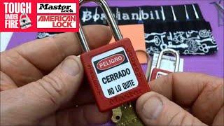 (459) Master Lock Lock Out Tag Out (LOTO) Training Locks