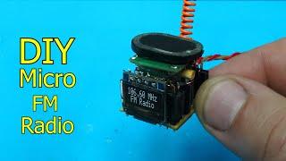 Smallest Homemade FM Radio DIY with Arduino