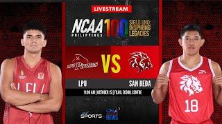 LPU vs San Beda (Men’s Basketball) | NCAA Season 100