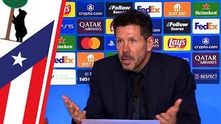 La reacción del CHOLO SIMEONE tras la derrota del Atlético ante el Real Madrid en Champions League