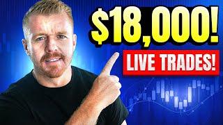 Risk Manager Pep Talk Motivated to Make $18,000! LIVE TRADES!