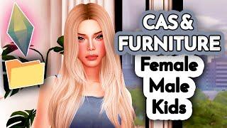 Sims 4 Huge CC Folder : CAS & Furniture / Female Male Kids Maxis Alpha Cc Folder Download The Sims 4