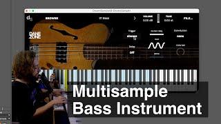 dane.zone Bass Multisample Instrument Overview