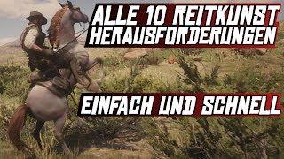 ALLE 10 REITKUNST HERAUSFORDERUNGEN | GUIDE | RED DEAD REDEMPTION 2