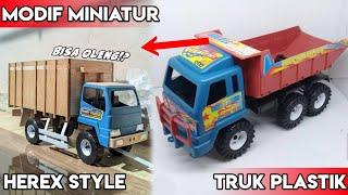 MODIF MINIATUR TRUK PLASTIK JADI MBOISS⁉️ || ATHIF_PROJECTS