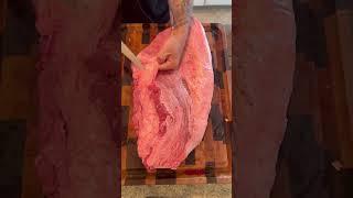 1 minute Brisket Trim #shorts #bbq