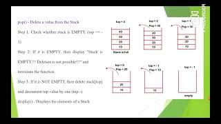 Stack ADT CS8391 DATASTRUCTURES MEENAKSHI E-LEARN