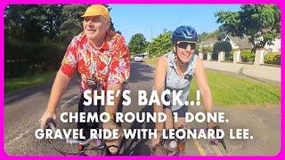 Julie's Back On The Bike Chemo Round 1 DONE.! | Gravel Ride with @jollygoodvelo | Castleman Trailway