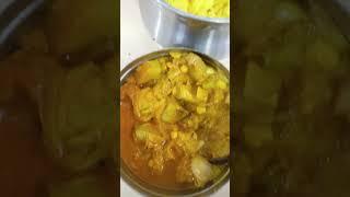 Thursday lunch time kichidi and jackfruit curry #shortvideo #food #homefood