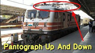 Starting Of A WAP5 loco || Pantograph Up And Down || Sparking Sounds #Shorts