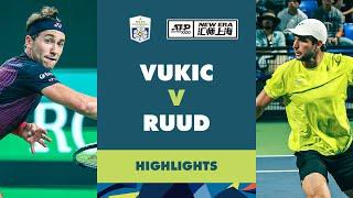 Aleksandar Vukic vs Casper Ruud Highlights | Rolex Shanghai Masters 2024