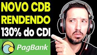 NOVO CDB PAGBANK RENDENDO 130% DO CDI quanto rende mil reais no mês