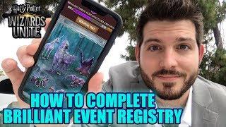  How to COMPLETE BRILLIANT EVENT Registry