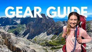 What's in my Backpack: BACKPACKING GEAR GUIDE:  Everything I am using in 2023