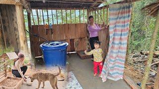 Build and complete the entire bathroom and pet shelter