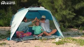 POP UP BEACH TENT by Outdoor Master | How to Setup