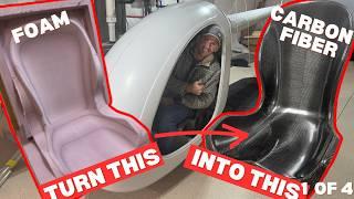 Basement Kit Helicopter Build Ep. 2 Making a Custom Carbon Fiber Seat (1 of 4)