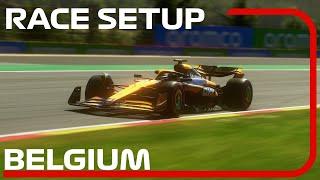 F1 24 BELGIUM - Qualify Lap + RACE Setup 