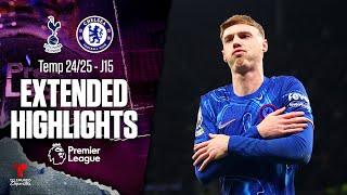 Tottenham vs. Chelsea | Highlights Premier League | Jornada 15 | Telemundo Deportes