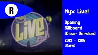 Myx Live! Opening Billboard (2013 - 2015)