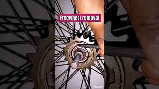 Freewheel removal at home | ️️ #tricks #tips #cycle #freewheel #sprocket #mtb #cassette #sounds