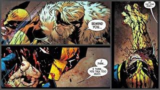 Sabretooth Rips Off Wolverine's Jaw In A Most BRUTAL Way