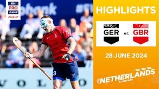 FIH Hockey Pro League 2023/24 Highlights - Germany vs Great Britain (M) | Match 2