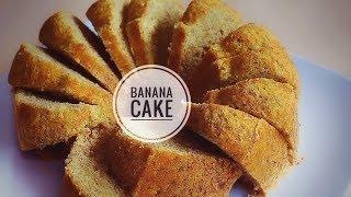 STEAMED BANANA CAKE