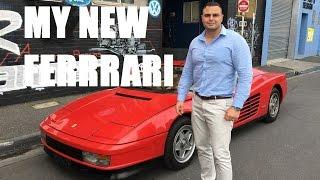 My New Rare Ferrari Testarossa Supercar Purchase