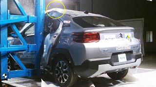 8 लाख में इतनी Safe SUV  Citroen Basalt Crash Test in Bharat NCAP