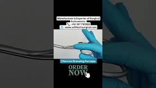 Chevron Dressing Forceps | Surgical Forceps by Soft Tech Surgical Manufacturer & Supplier Worldwide