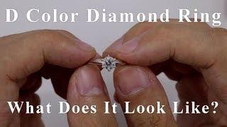 How Does a D Color Diamond Look Like in Real Life?