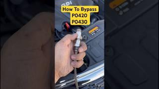 How to Fix / Bypass P0420 P0430 Code Cheap! #viral #shortsvideo #howto #cars #mechanic #car