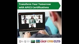 Webinar: Transform Your Tomorrow with APICS Certification