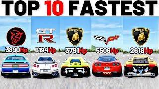 TOP 10 FASTEST CARS IN ASSETTO CORSA