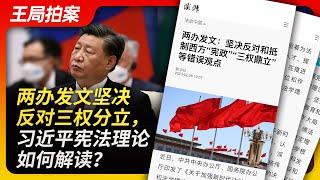 Wang Sir's News Talk| China Resists Separation of Powers, how to interpret Xi's Rule of Law