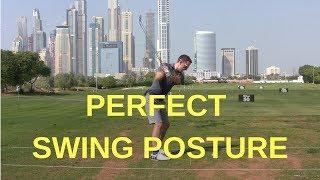 GOLF TIPS FOR PERFECT GOLF SWING SETUP AND POSTURE - how close you should stand to the golf ball