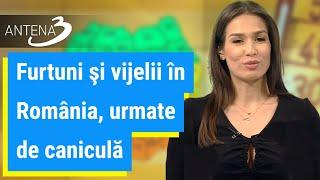 Furtuni şi vijelii în România, urmate de caniculă. Avertizare meteo ANM de vreme extremă