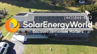 Fallston, Maryland 21.17kW Rooftop Solar Installation, Harford County | Solar Energy World