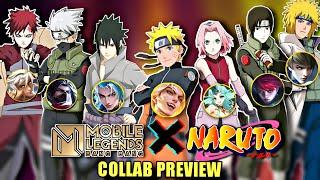 MOBILE LEGENDS X NARUTO COLLAB PREVIEW | MOBILE LEGENDS X NARUTO