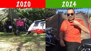 Ce que 4 ans de camping moto permanent m'ont appris en 25 minutes