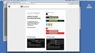 How to use the Musegrid Audio Widgets