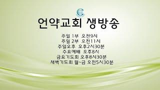 언약교회 실시간