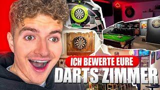 ICH BEWERTE EURE DARTS RÄUME!  EURE SETUPS sind UNGLAUBLICH! 