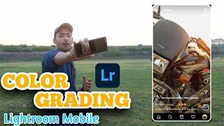 Lightroom Color Grading video in Mobile Like a PRO - The Rdx Prince