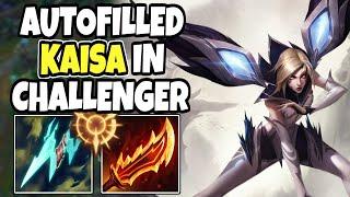 Challenger support shows you how to carry when autofilled on KAISA - 14.18 League of Legends