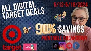 90% Savings at Target with all Digital Deals & Ibotta Rebates for 5/19-5/25